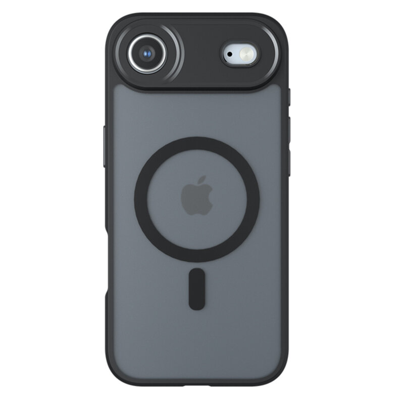 Husa iPhone 17 Air Techsuit PureFrost MagSafe, negru frost