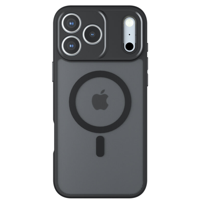 Husa iPhone 17 Pro Techsuit PureFrost MagSafe, negru frost