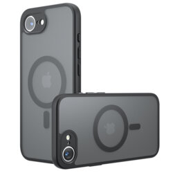 Husa iPhone 16e Techsuit PureFrost MagSafe, negru frost