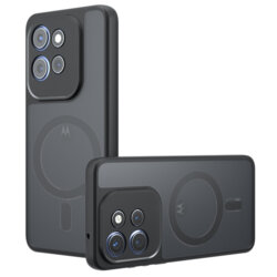 Husa Motorola ThinkPhone 25 Techsuit PureFrost MagSafe, negru frost