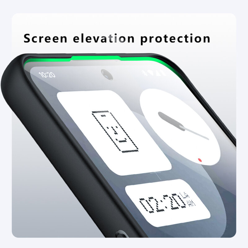 Husa Nothing Phone (3a) Techsuit PureFrost MagSafe, negru frost