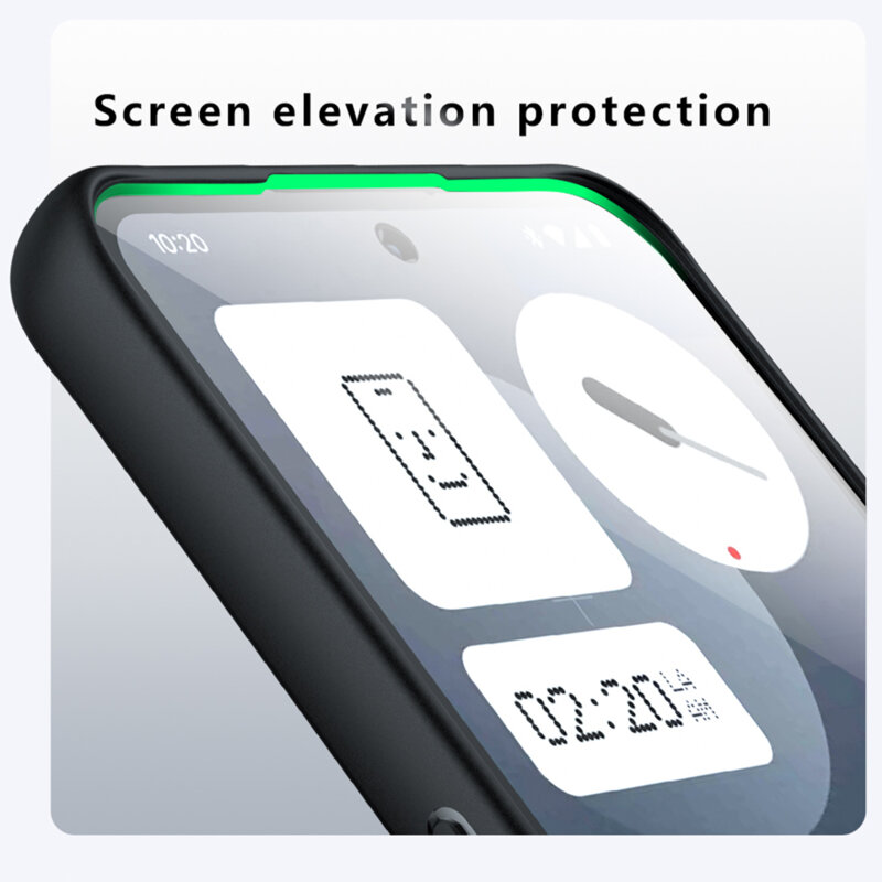 Husa Nothing Phone (3a) Pro Techsuit PureFrost MagSafe, negru frost