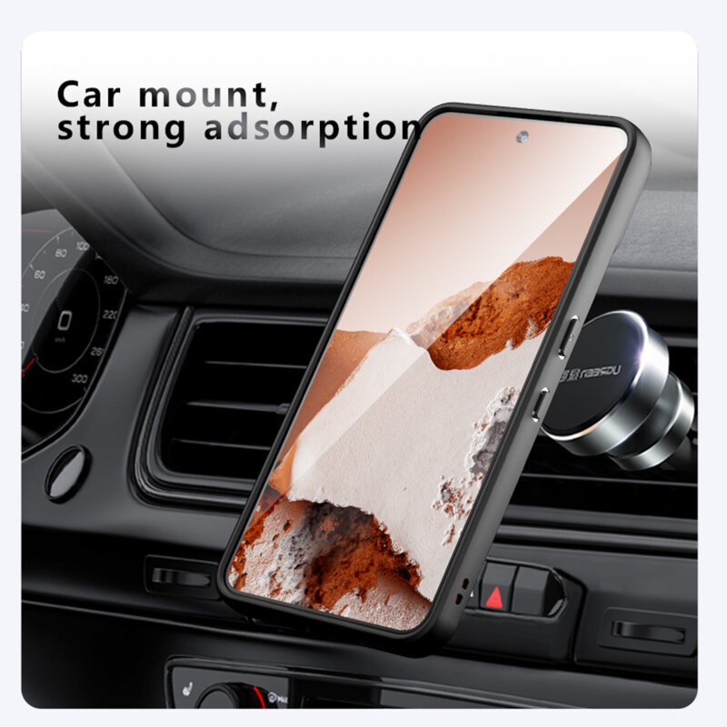 Husa Nothing CMF Phone 2 Pro Techsuit PureFrost MagSafe, negru frost