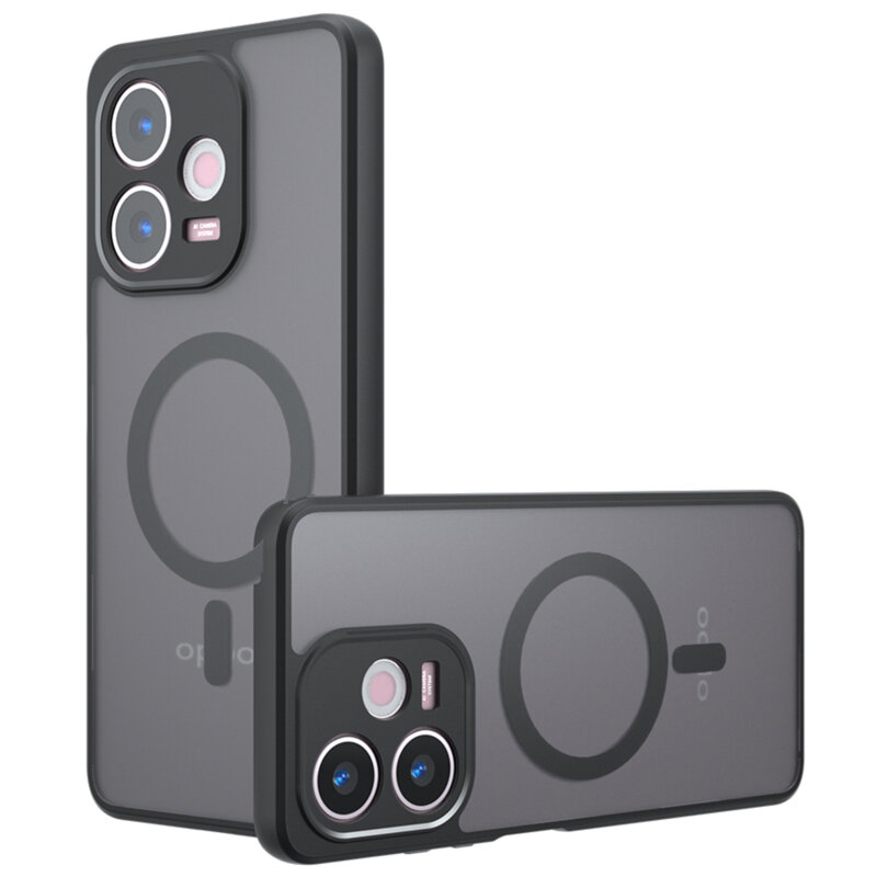 Husa Oppo A5 Pro 4G Techsuit PureFrost MagSafe, negru frost