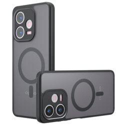 Husa Oppo A5 Pro 5G Techsuit PureFrost MagSafe, negru frost