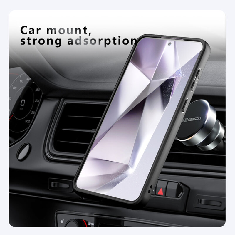 Husa Samsung Galaxy A36 5G Techsuit PureFrost MagSafe, negru frost