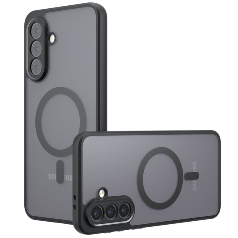 Husa Samsung Galaxy A26 5G Techsuit PureFrost MagSafe, negru frost