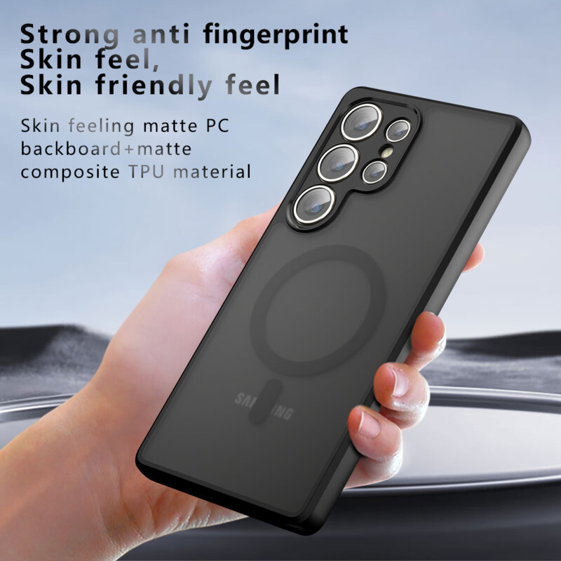 Husa Samsung Galaxy S25 Ultra Techsuit PureFrost MagSafe, negru frost