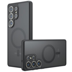 Husa Samsung Galaxy S24 Ultra Techsuit PureFrost MagSafe, negru frost