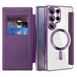 Husa Samsung Galaxy S25 Ultra Techsuit SmartMag Book Case, mov