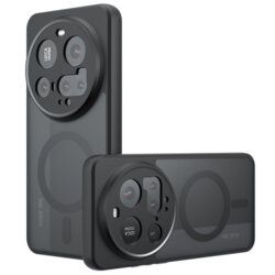 Husa Xiaomi 15 Ultra Techsuit PureFrost MagSafe, negru frost