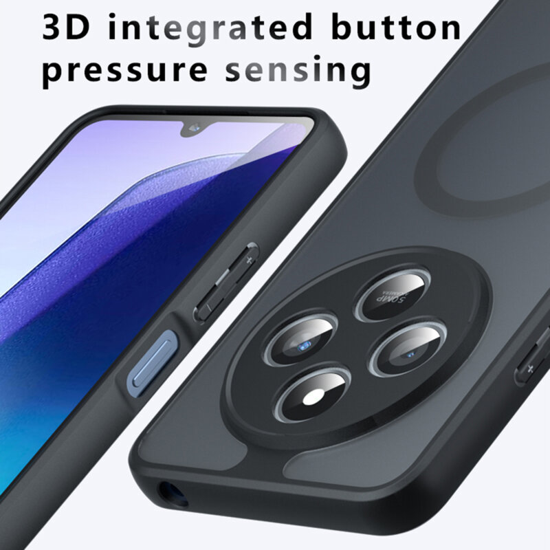 Husa Xiaomi Redmi 14C Techsuit PureFrost MagSafe, negru frost