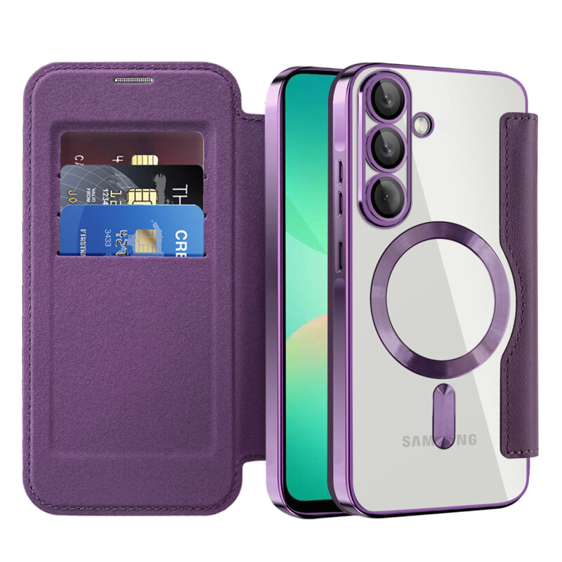 Husa Samsung Galaxy A26 5G Techsuit SmartMag Book Case, mov