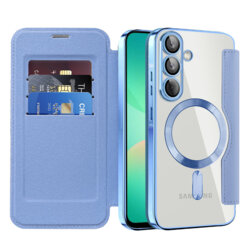 Husa Samsung Galaxy A26 5G Techsuit SmartMag Book Case, bleu