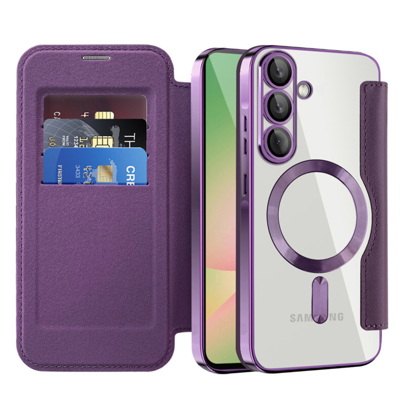 Husa Samsung Galaxy A56 5G Techsuit SmartMag Book Case, mov