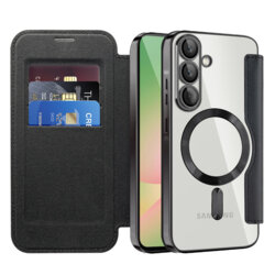 Husa Samsung Galaxy A56 5G Techsuit SmartMag Book Case, negru