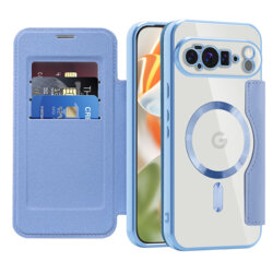 Husa Google Pixel 10 Pro XL Techsuit SmartMag Book Case, bleu
