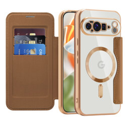 Husa Google Pixel 10 Pro XL Techsuit SmartMag Book Case, maro