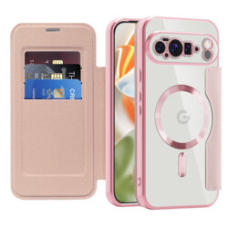 Husa Google Pixel 10 Pro XL Techsuit SmartMag Book Case, roz