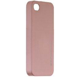 Husa iPhone 4, 4S Mercury i-Jelly TPU - Rose Gold