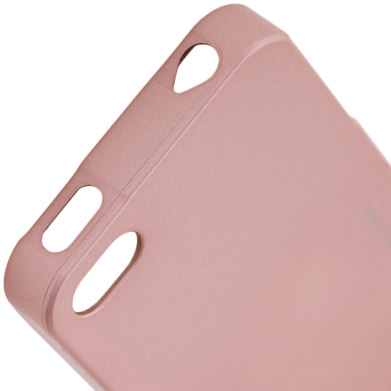 Husa iPhone 4, 4S Mercury i-Jelly TPU - Rose Gold