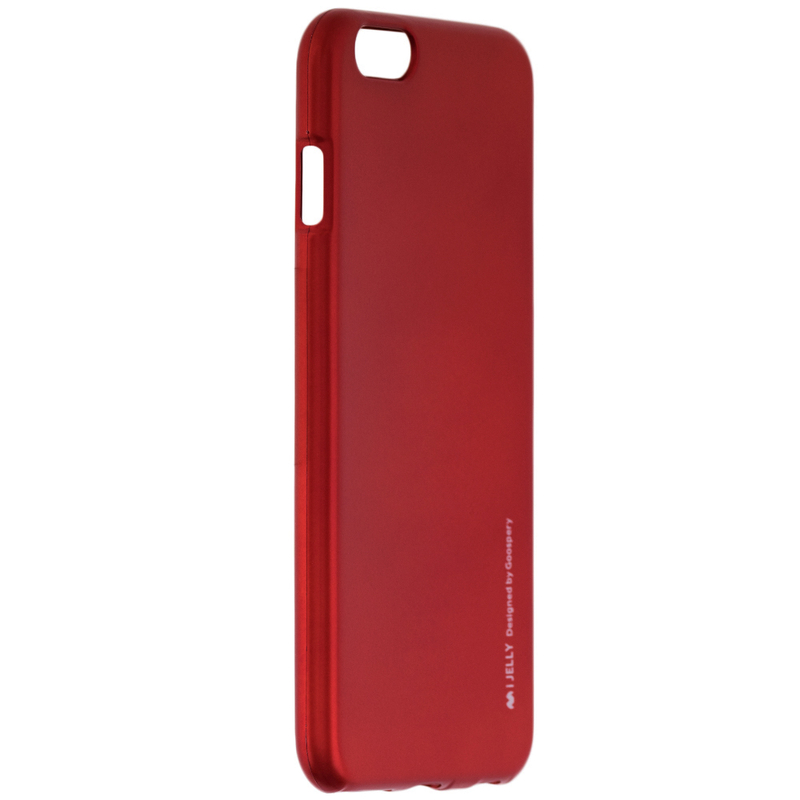 Husa Iphone 6 Plus, 6s Plus Mercury i-Jelly TPU - Red