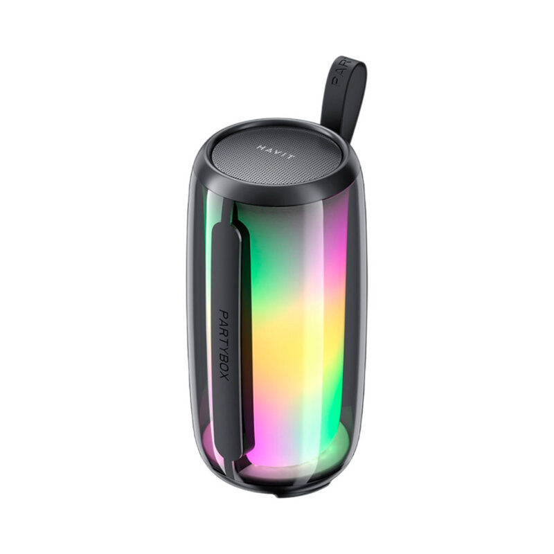 Boxa Bluetooth portabila cu lumini RGB Havit, SK879BT, negru