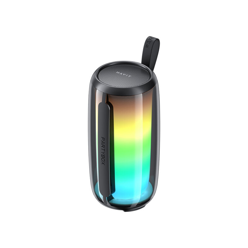 Boxa Bluetooth portabila cu lumini RGB Havit, SK879BT, negru