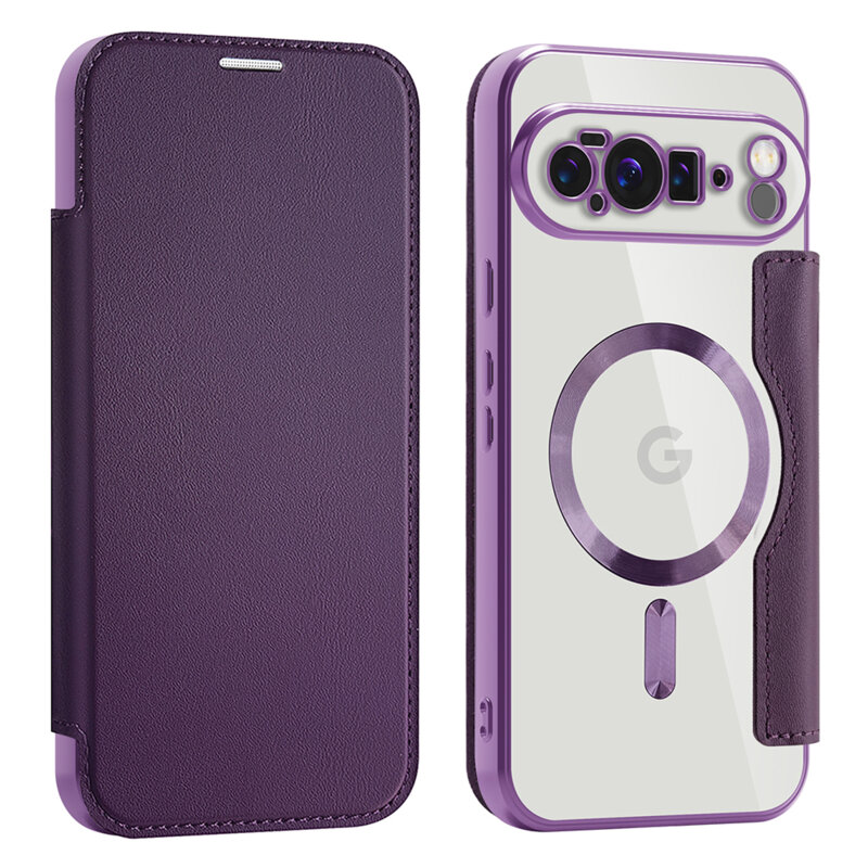 Husa Google Pixel 10 Pro XL Techsuit SmartMag Book Case, mov