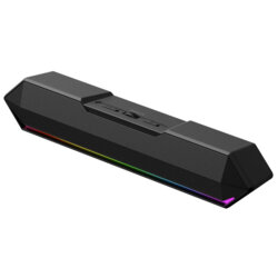 Boxa portabila Bluetooth cu lumini LED Havit, SK772BT, negru