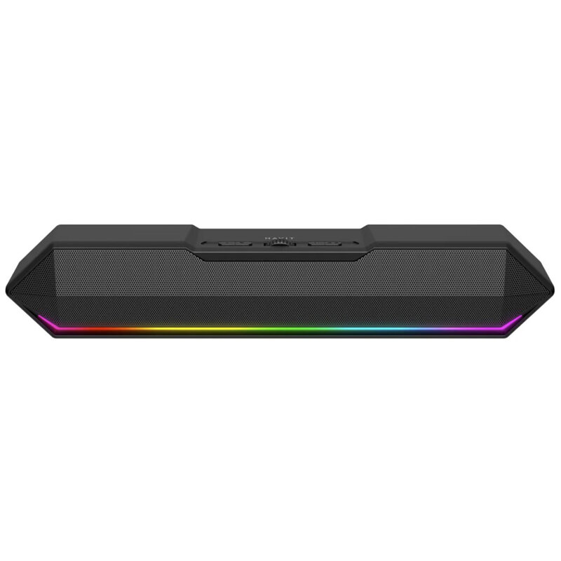Boxa portabila Bluetooth cu lumini LED Havit, SK772BT, negru
