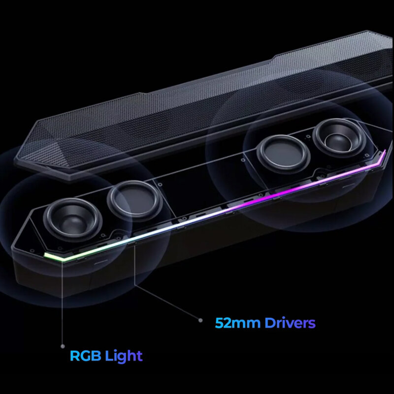 Boxa portabila Bluetooth cu lumini LED Havit, SK772BT, negru