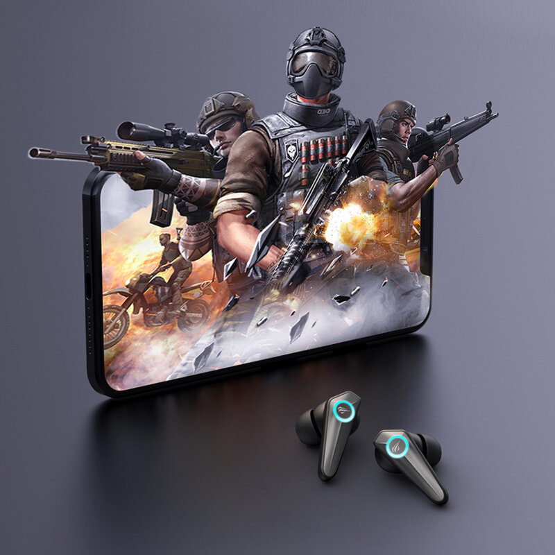 Casti gaming Bluetooth cu microfon Havit, TW952 PRO RGB, negru