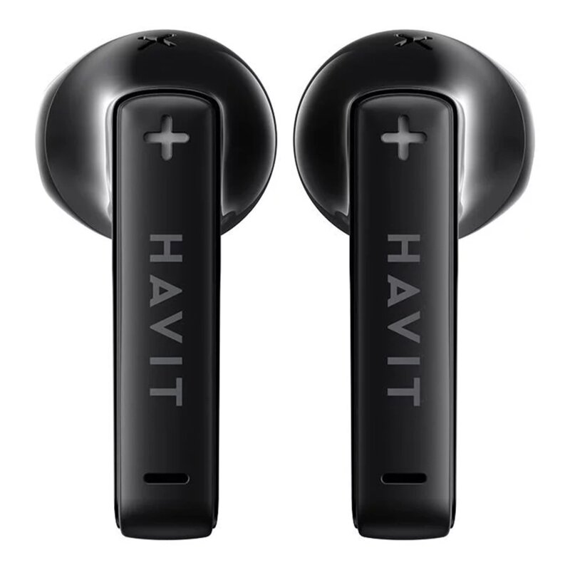 Casti Bluetooth TWS cu microfon Havit, 300mAh, TW981, negru