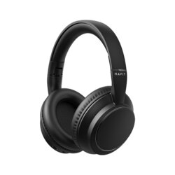 Casti wireless Bluetooth 5.4, 400mAh Havit H619BT, negru