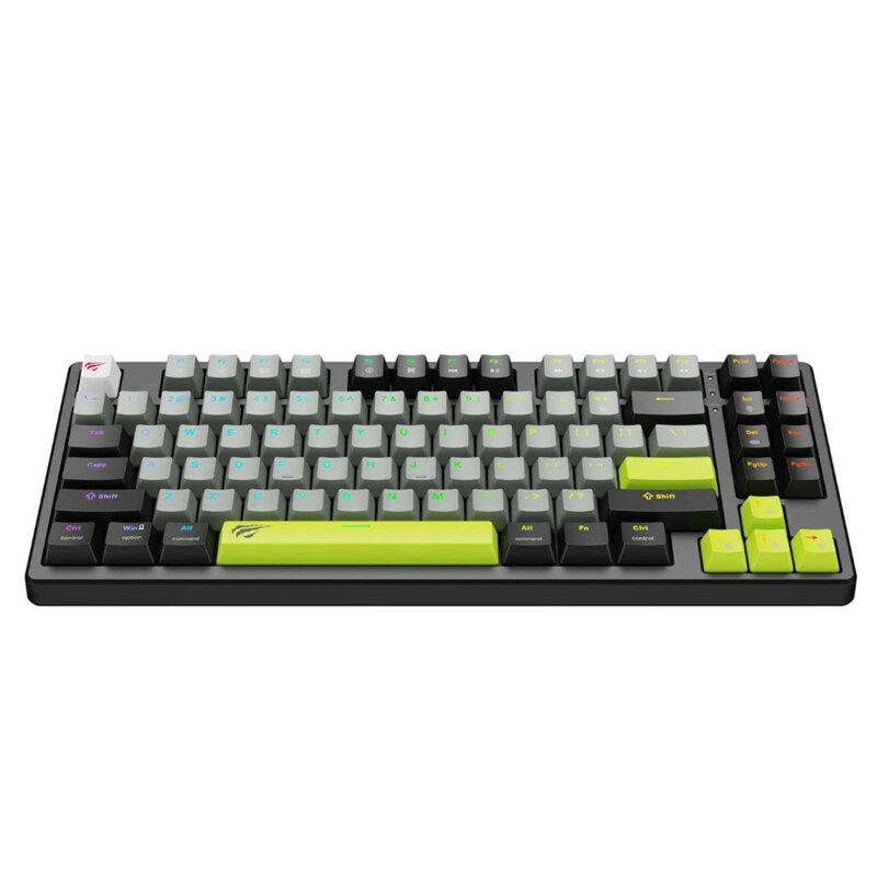 Tastatura gaming mecanica RGB Havit KB904L, 1.2m, negru