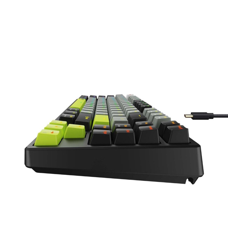 Tastatura gaming mecanica RGB Havit KB904L, 1.8m, negru