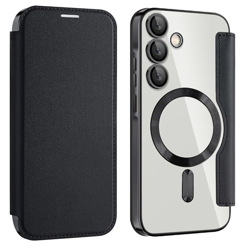 Husa Samsung Galaxy A55 5G Techsuit SmartMag Book Case, negru