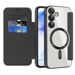 Husa Samsung Galaxy A55 5G Techsuit SmartMag Book Case, negru