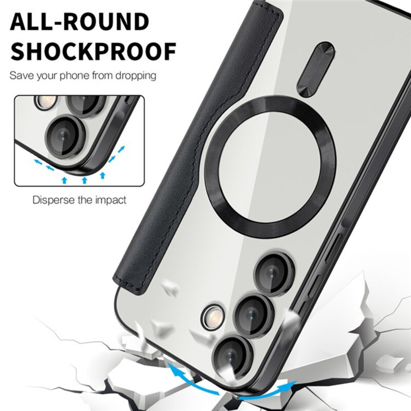 Husa Samsung Galaxy A55 5G Techsuit SmartMag Book Case, negru