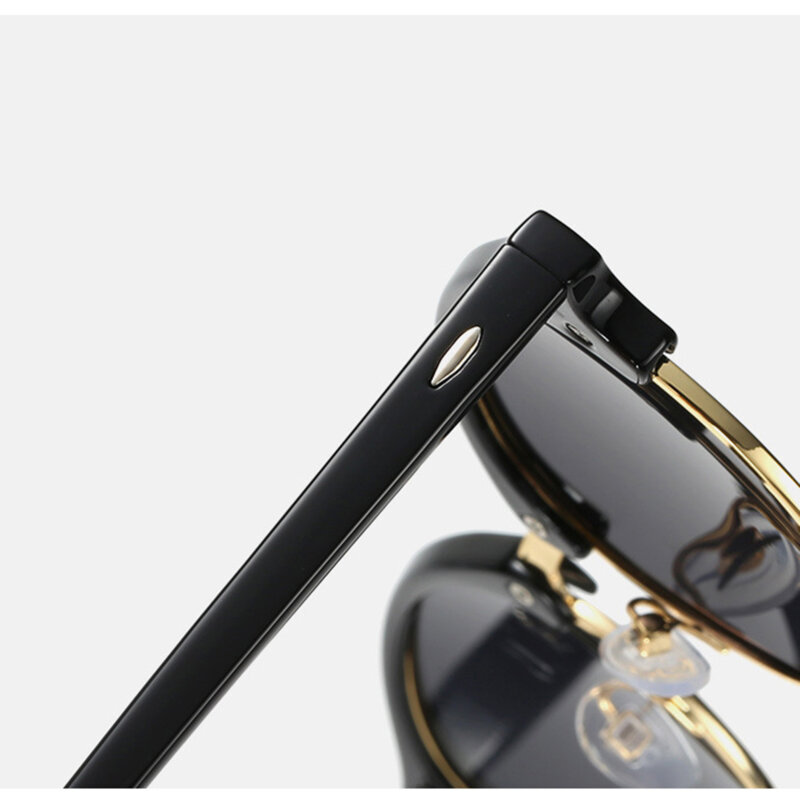 Ochelari de soare rotunzi barbati Techsuit, fumuriu, 66612