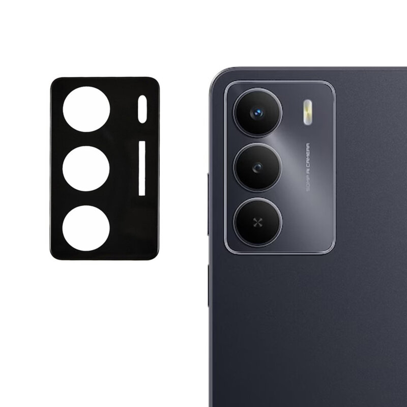 Folie camera Realme 14x Techsuit Full Glass, negru