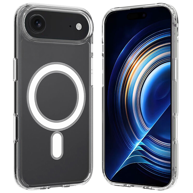 Husa iPhone 17 Air Techsuit MagSafe Pro, transparenta