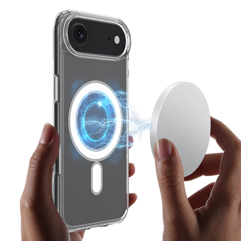 Husa iPhone 17 Air Techsuit MagSafe Pro, transparenta