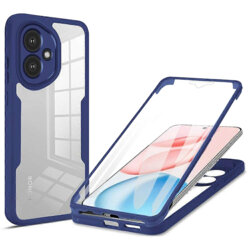 Husa 360° Honor 400 Techsuit ColorVerse, albastru