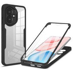 Husa 360° Honor 400 Techsuit ColorVerse, negru