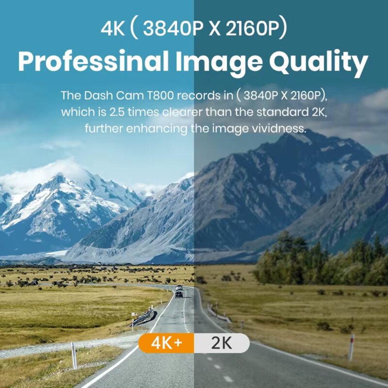 Camera auto cu monitorizare parcare Imou T800, 4K, 136°, negru