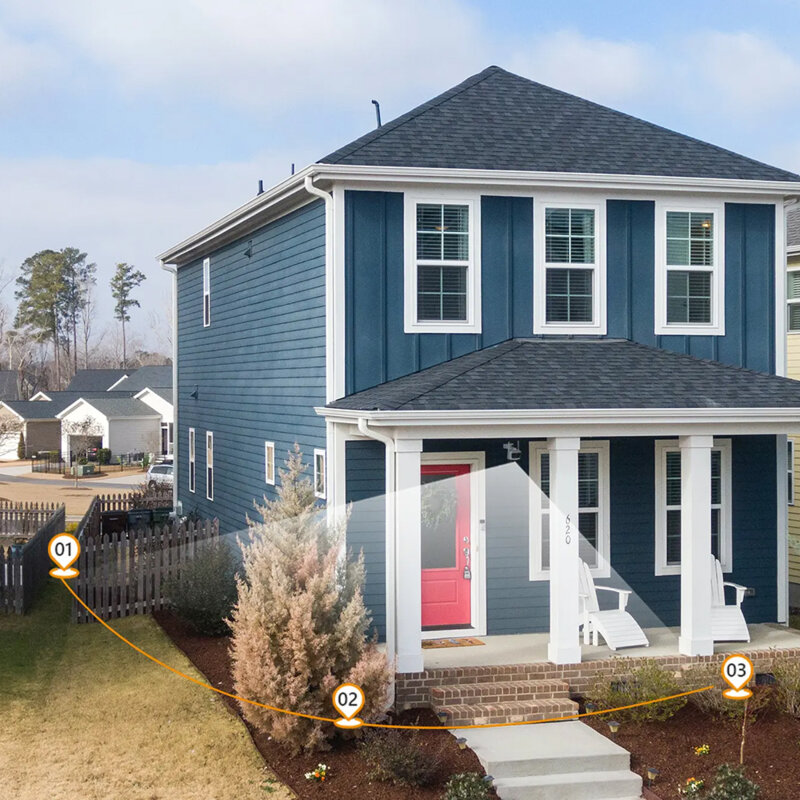 Camera supraveghere Wi-Fi Imou Triple, 3+3+5MP, IPC-S7UP-11M0WED