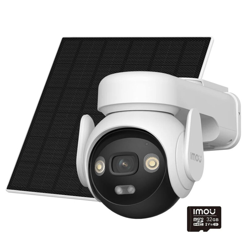 Camera supraveghere 5MP, panou solar 5W Imou, IPC-B7ED-5M1TEA