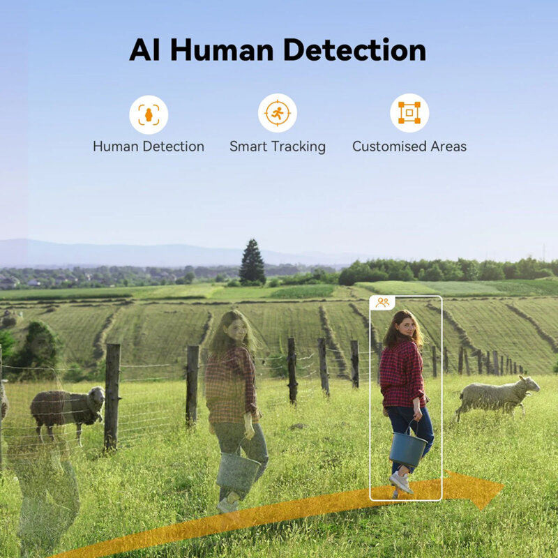 Camera supraveghere 5MP, panou solar 5W Imou, IPC-B7ED-5M0TEA